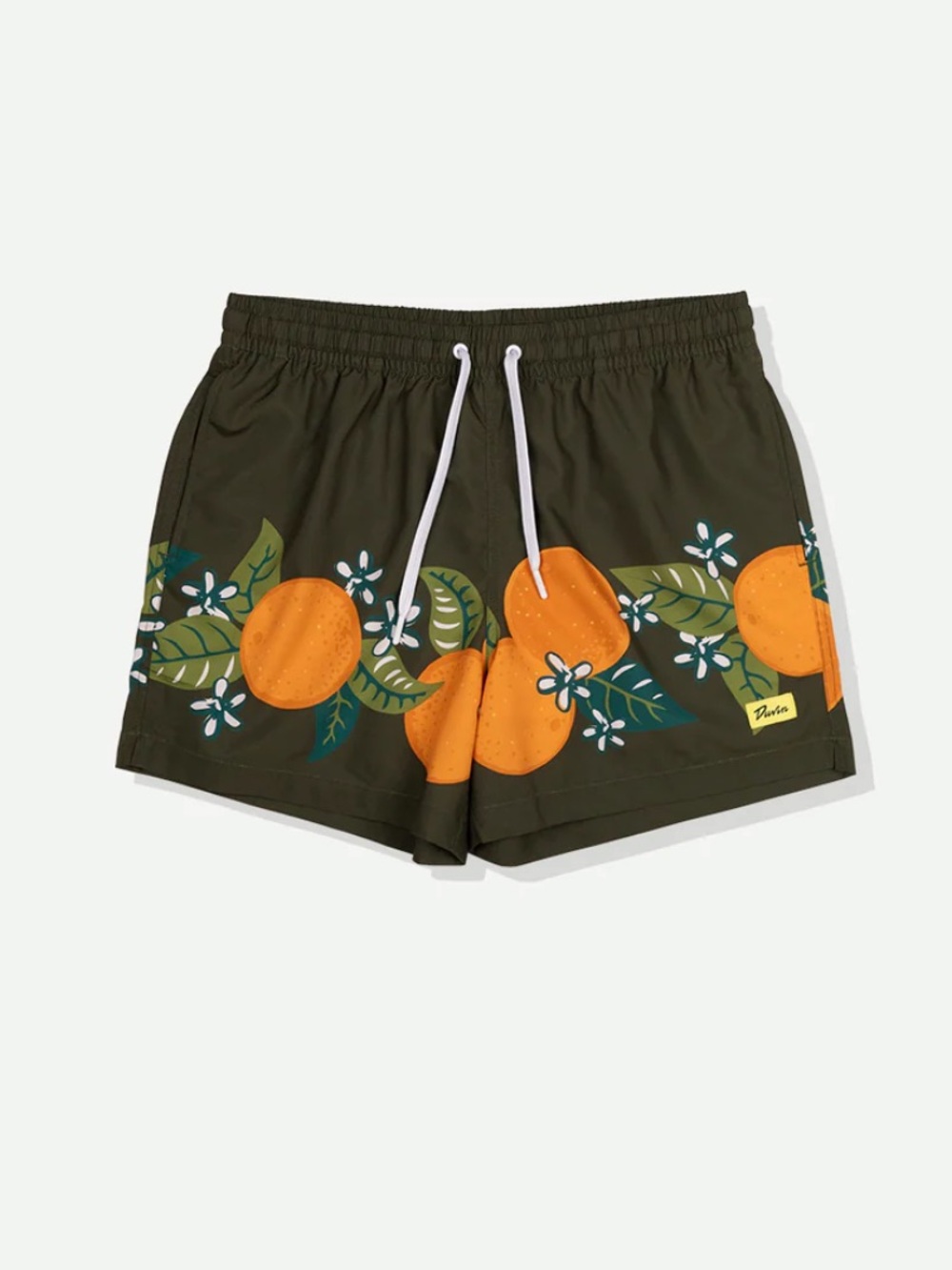 DUVIN TROPICAL ORANGE SWIM SHORT
